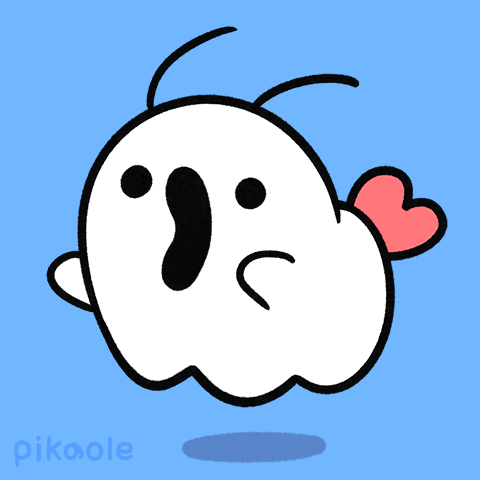 Halloween Ghost GIF by pikaole