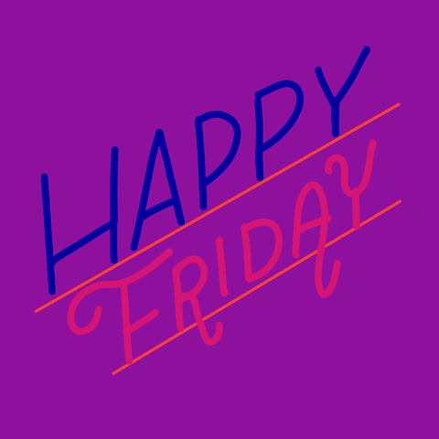 Happy Friday all ☺️