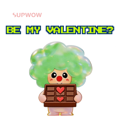 Valentines Day Valentine GIF by SUPWOW