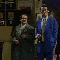onlyfoolsandhorses fainting GIF by britbox