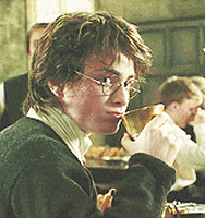 harry potter drinking GIF