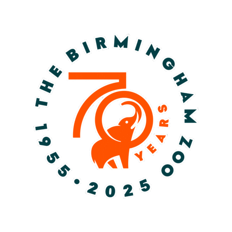 70Th Anniversary Elephant Sticker by Lewis Communications