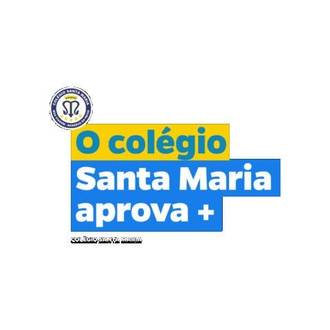 Aprova Sticker by Colégio Santa Maria