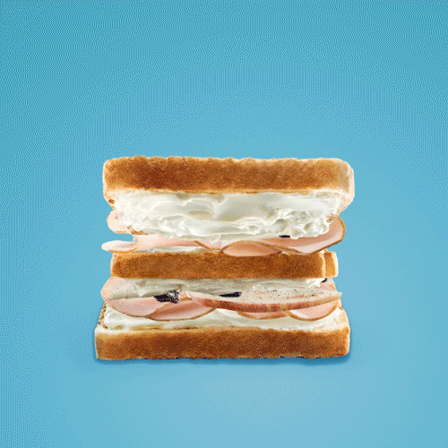 sandwich GIF by Thierry Van Biesen