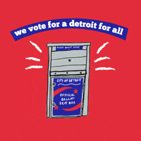 Voting Ballot Box GIF by We the People MI Action Fund