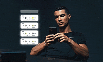 Surprised Cristiano Ronaldo GIF