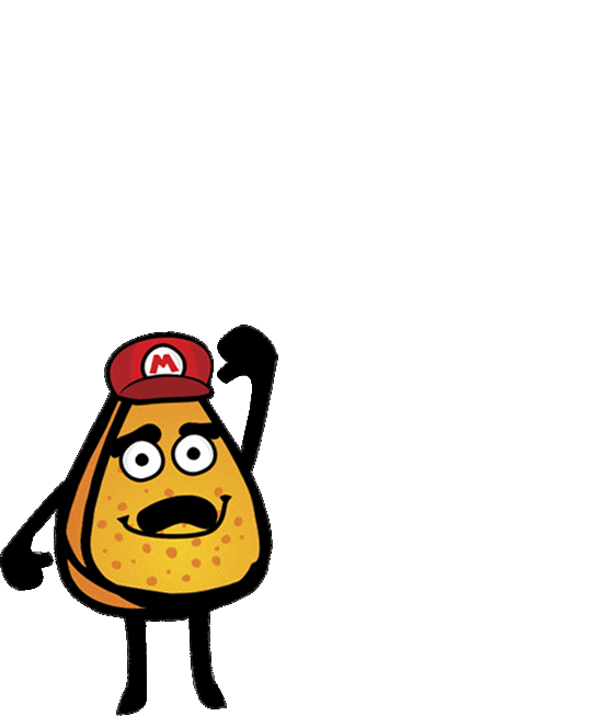 Super Mario Sticker by Coxinharia Snack Bar