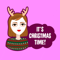 Christmas Face GIF by The Beauty Mask Company®