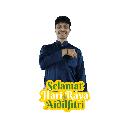 Hari Raya Happy Eid Sticker by Fly FM