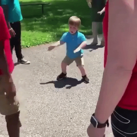 the worm dancing kid GIF
