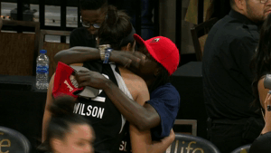 las vegas hug GIF by WNBA