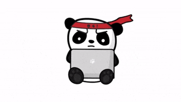 Im Busy Work At Home GIF by The Cheeky Panda