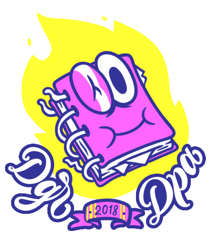 Fire Book Sticker by angelflemus17