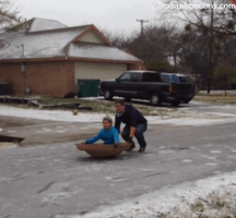 Snow Fail GIF