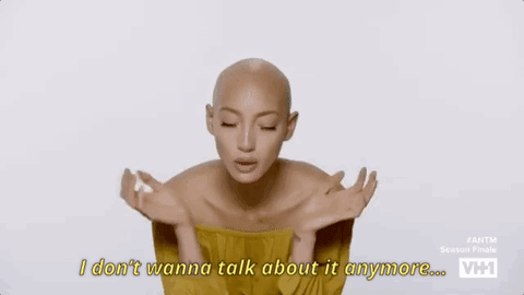 Season 24 I Don T Wanna Talk About It Anymore Gif By America S Next Top Model Find Share On Giphy