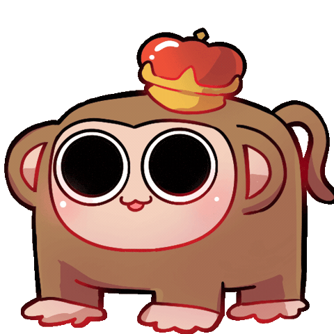 Monkey Sticker
