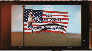 Bruce Springsteen Us Flag GIF