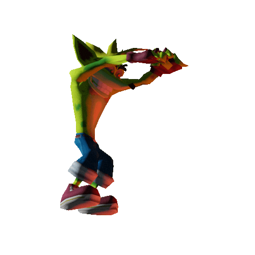 Crash Bandicoot Zombie Sticker by Nico Daunt for iOS & Android GIPHY