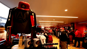 mercedes-benz stadium shopping GIF by Atlanta United