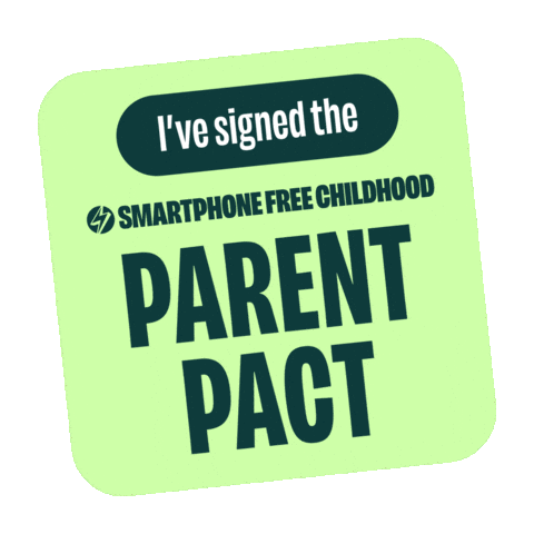 Parent Pact Sticker by Smartphone Free Childhood