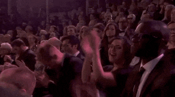 standing ovation applause GIF by BAFTA