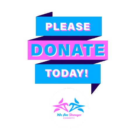 wearestrongercharity Sticker