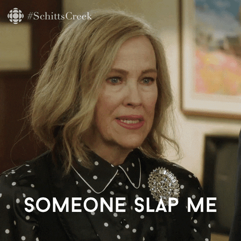 Cant Believe It Schitts Creek GIF by CBC - Find & Share on GIPHY