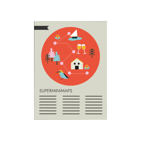 Map Sticker by superminimaps