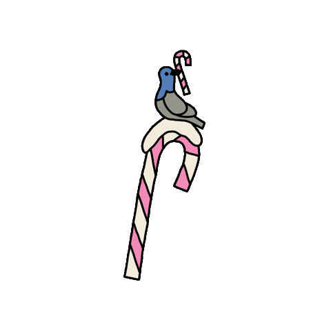 Candy Cane Sticker by Maeve Chocolate