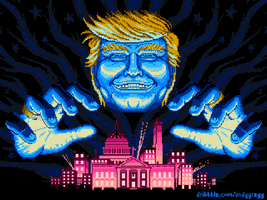 Donald Trump 8Bit GIF