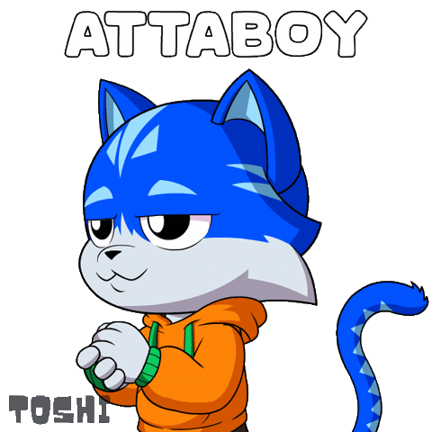 Well Done Applause Sticker by Toshithecat