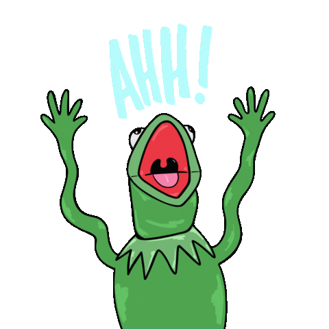Kermit The Frog Muppets Sticker