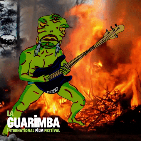 Burning Rock And Roll GIF by La Guarimba Film Festival