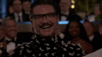 Pedro Pascal Laugh GIF by Golden Globes