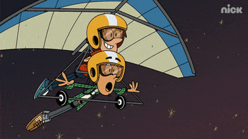 Cartoons Paraglide GIF by Nickelodeon