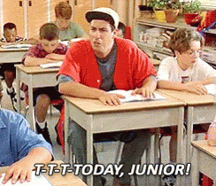 Stuttering Adam Sandler GIF