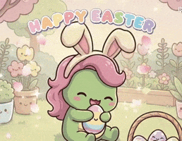 Happy Bunny GIF by KuteCosmos | Home of Fruffy and 12 Kute Signs