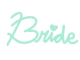 Bride Typequeen Sticker by BluWave
