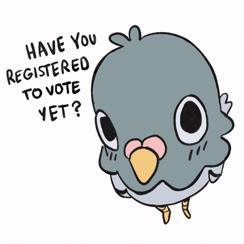 Register To Vote GIF by mishipiku