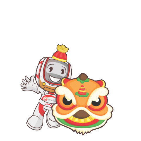 Chinese New Year Gongxifacai Sticker by LRT Jakarta