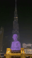 Burj Khalifa Lights Up in Tribute to Queen Elizabeth