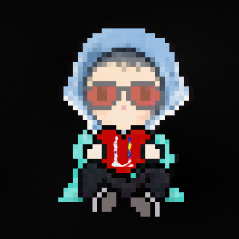 Pixel Love U GIF