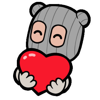 Heart Love Sticker by a KID called BEAST