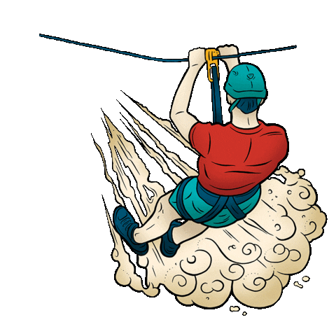 Active Sticker by Firefly Zipline