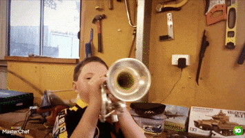 Trumpet Masterchefau GIF by Junior MasterChef Australia