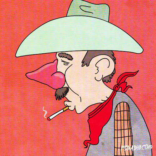 marlboro man smoking GIF by Animation Domination High-Def
