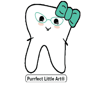 Purrfect Little Art Sticker