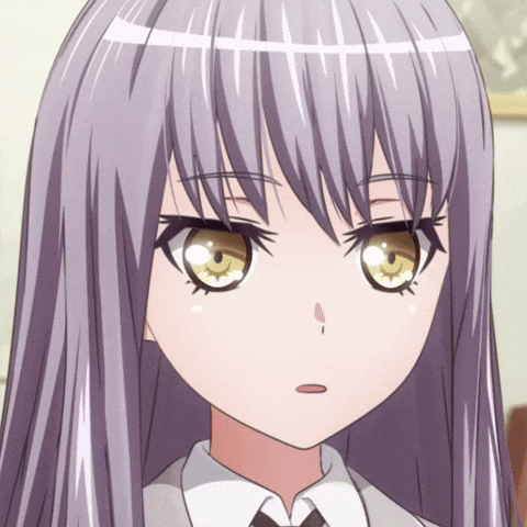 Surprised Bang Dream GIF