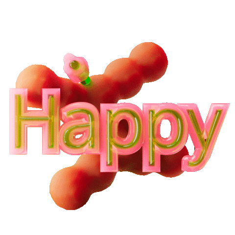 Happy Sticker