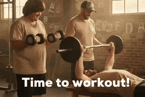 Keep On Work Out GIF
